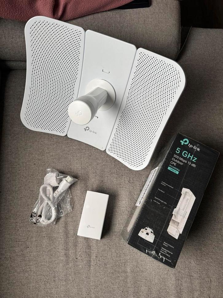 TP-Link CPE710 + CPE510 set outdoor access point / wifi, Computers en Software, WiFi-versterkers, Zo goed als nieuw, Ophalen of Verzenden