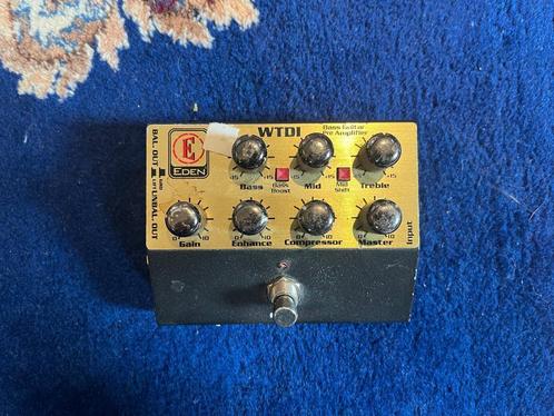 Eden WTDI pre-amp/DI, Muziek en Instrumenten, Effecten, Volume, Overige typen, Equalizer, Compressor, Ophalen of Verzenden