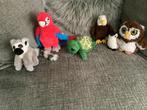 Kleine dieren knuffels pluche knuffel per stuk €2, Ophalen of Verzenden, Zo goed als nieuw, Overige typen