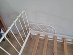 Wit Ikea meegroei bed, Ophalen, Gebruikt, 70 tot 85 cm, Lattenbodem