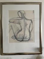 Naakt van de achterkant, Antiek en Kunst, Kunst | Tekeningen en Foto's, Ophalen