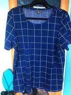 leuk blauw geruit tuniekje Street one 42/44 zgan, Zo goed als nieuw, Verzenden, Blauw, Maat 42/44 (L)