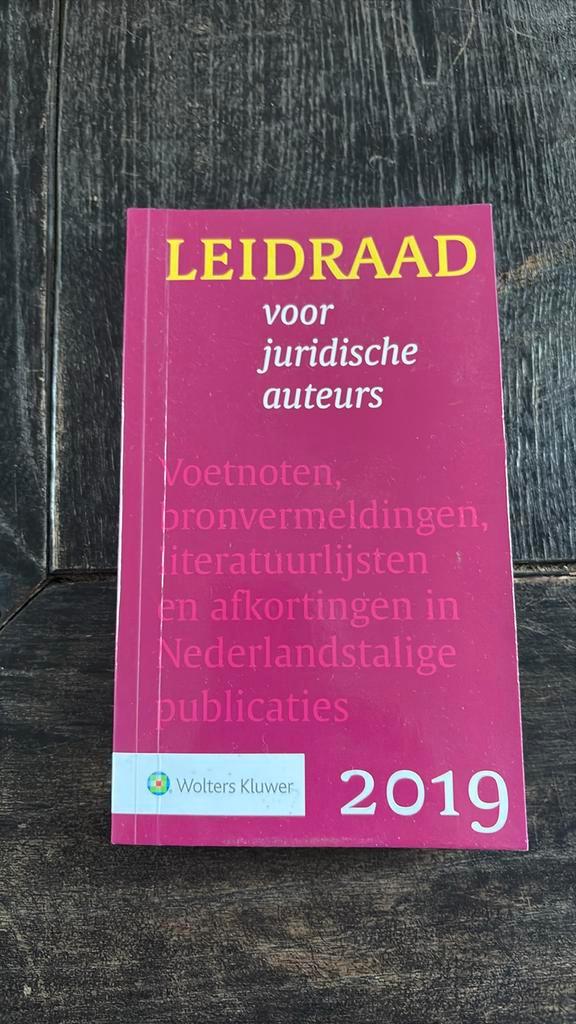 Leidraad voor juridische auteurs, Boeken, Wetenschap, Zo goed als nieuw, Sociale wetenschap, Ophalen of Verzenden