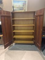 Vintage Houten Kast, Ophalen, Gebruikt, 100 tot 150 cm, X