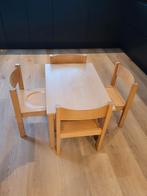 Kindertafel met stoeltjes, Kinderen en Baby's, Kinderkamer | Tafels en Stoelen, Gebruikt, Ophalen of Verzenden, Tafel(s) en Stoel(en)