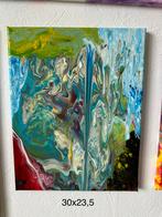 Pouring schilderij, Ophalen of Verzenden