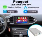 Peugeot 208 2008 308 508 draadloos Apple Carplay AndroidAuto, Auto diversen, Autoradio's, Ophalen of Verzenden, Nieuw
