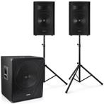 Vonyx 2.1 complete live set 1600 watt, Muziek en Instrumenten, Versterkers | Keyboard, Monitor en PA, Ophalen of Verzenden, Zo goed als nieuw