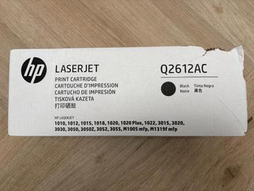 Nieuwe orig toner HP Q2612A (HP 12A) zwart in dichte vacuum beschikbaar voor biedingen