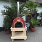 Nieuwe pizzaoven traditonal brick geïsoleerd 100cm, Tuin en Terras, Buitenkeukens, Nieuw, Vrijstaand, Houtskool, Ophalen