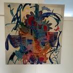 Schilderij met maskers, Antiek en Kunst, Ophalen