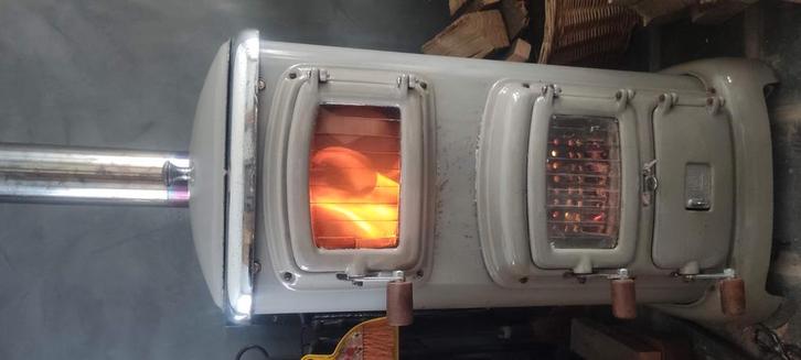 etna Catania hout / kolen kachel, Huis en Inrichting, Kachels, Zo goed als nieuw, Houtkachel, Hout, Ophalen