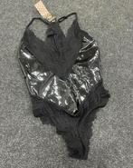 Christine le Duc Wetlook Body Zwart M, Kleding | Dames, Ophalen of Verzenden, Zwart, Body of Korset