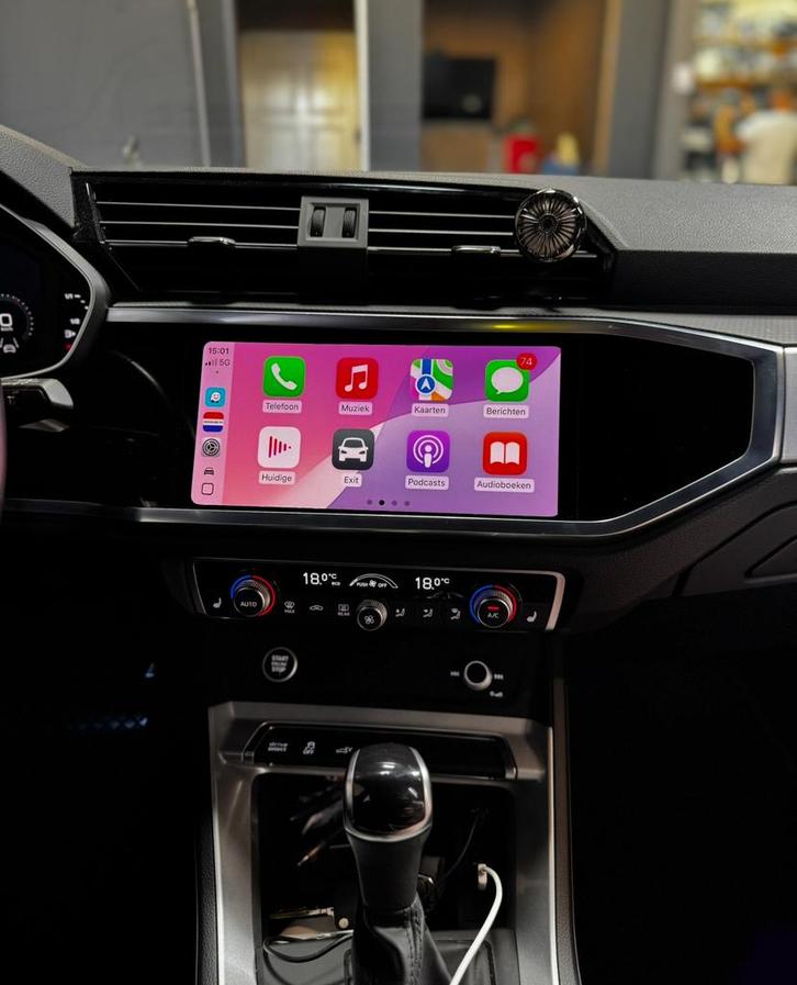 CarPlay Module voor Audi Q3 Originele Scherm, Auto diversen, Autoradio's, Nieuw, Ophalen of Verzenden