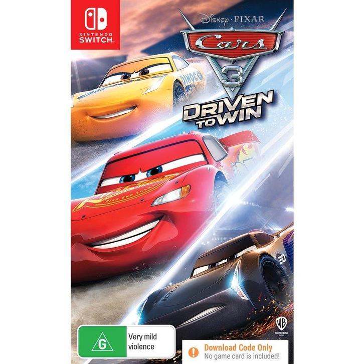 Disney Pixar Cars 3: Driven to Win Nintendo Switch Code, Spelcomputers en Games, Games | Nintendo Switch, Nieuw, Racen en Vliegen