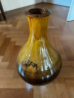 Grote Sier Vaas - Prachtige Decoratie, Ophalen, Gebruikt, 50 tot 75 cm, Geel