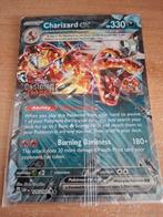CHARIZARD EX  STAMPED OBSIDIAN FLAMES 125/197 JUMBOKAART, Ophalen of Verzenden, Zo goed als nieuw