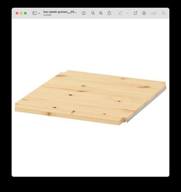 Ikea - IVAR plank voor stellingkast 42x50cm - 4 stuks - afbeelding 1