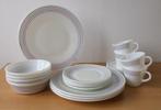 Pyrex England Spectrum Servies - vintage jaren 80, Huis en Inrichting, Keuken | Servies, Gebruikt, Ophalen of Verzenden, Glas