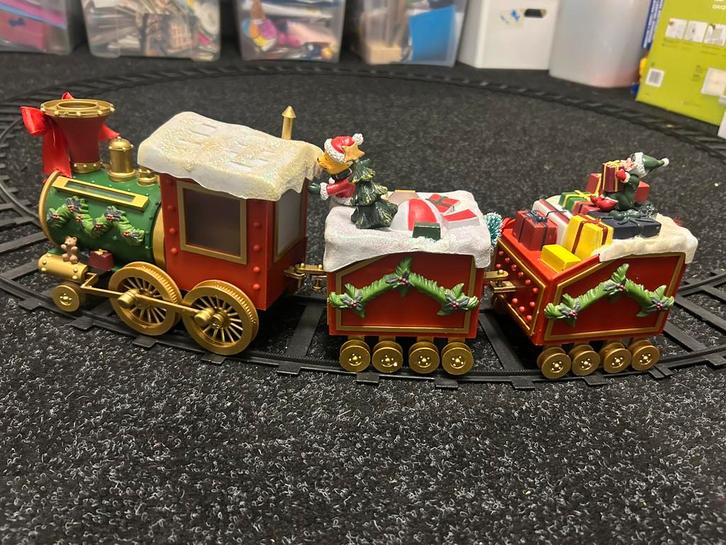 Kersttrein zgan, Diversen, Kerst, Zo goed als nieuw, Ophalen of Verzenden