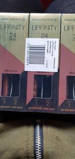 3 stuks Maxfactor lipfinity zonder topcoat nr 180, Verzenden, Nieuw, Overige kleuren, Handen en Nagels