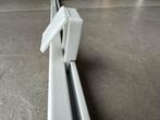 Gordijnrails 2x 4.30m + 29 klemmen, Ophalen, Gebruikt, Wit, 200 cm of meer