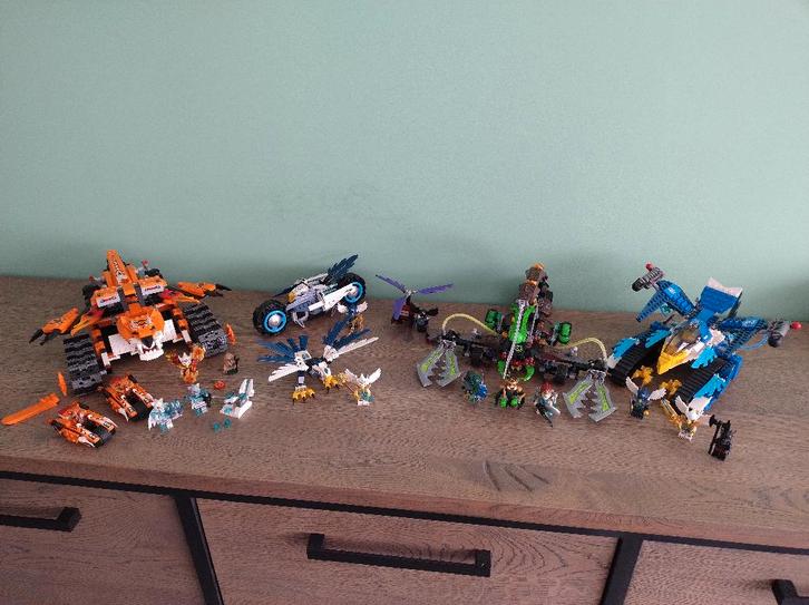 Lego Chima sets 70007 70013 70124, Kinderen en Baby's, Speelgoed | Duplo en Lego, Zo goed als nieuw, Lego, Complete set, Ophalen of Verzenden