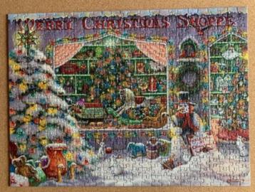 Ravensburger kerstpuzzel, puzzel; 500 st, The Christmas Shop beschikbaar voor biedingen