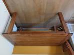 teak eetkamertafel 160x90x77 beenruimte 66 cm, Zo goed als nieuw, Vijf personen of meer, 150 tot 200 cm, Rechthoekig