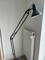 Mooie zwarte staande vloerlamp (metaal), Huis en Inrichting, Lampen | Vloerlampen, Ophalen of Verzenden
