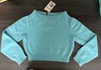 Semicouture wollen offshoulder jumper knit mt. M nieuw Wow!, Maat 38/40 (M), Semicouture, Blauw, Nieuw
