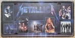 Metallica collage license plate reclamebord van metaal