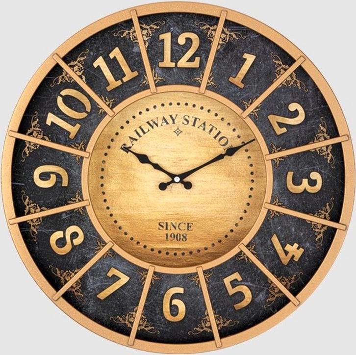 Stijlvolle Galaxy Wandklok 50cm Stil Uurwerk!, Huis en Inrichting, Woonaccessoires | Klokken, Nieuw, Wandklok, Analoog, Ophalen