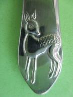 (KB4937) Kinderbestek Hertje mes, Ophalen of Verzenden, Gebruikt