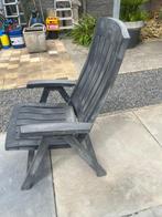 6 tuinstoelen antrasiet merk jardin, Tuin en Terras, Tuinstoelen, Ophalen of Verzenden, Gebruikt, Kunststof