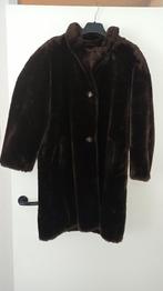 Vintage dames bontjas, Ophalen, Bruin, Maat 46/48 (XL) of groter, Zo goed als nieuw