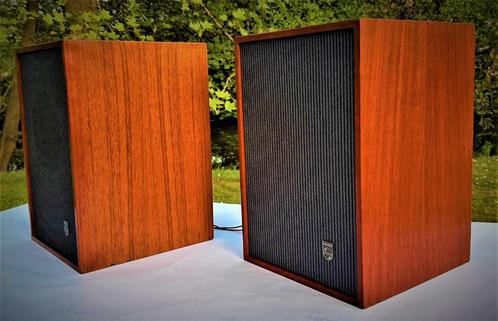 Philips vintage speaker set 22GL559 van 1967, Audio, Tv en Foto, Stereo-sets, Zo goed als nieuw, Speakers, Philips, Ophalen of Verzenden