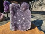Amethist cutbase stalactiet formatie, Verzamelen, Mineralen en Fossielen, Verzenden, Mineraal