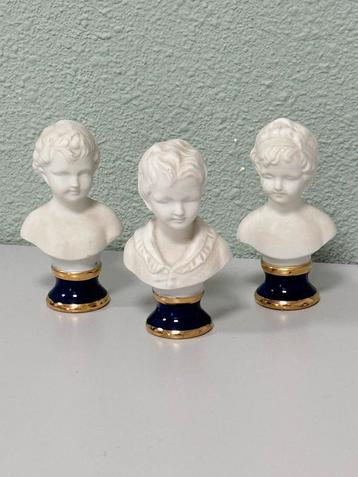 3X Capodimonte porseleinen buste beelden beeldjes porselein beschikbaar voor biedingen