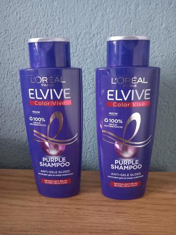 Elvive purple shampoo voor highlights en grijs haar 2x nieuw beschikbaar voor biedingen