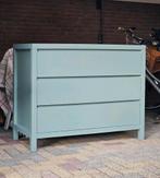 Ladekast / Commode Groen 3 lades, Huis en Inrichting, Kasten | Ladekasten, Ophalen, 100 tot 150 cm, Zo goed als nieuw, 3 of 4 laden