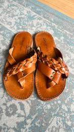 Leren teenslippers Vera Pelle. Gemaakt in Italië  maat 39, Ophalen of Verzenden, Zo goed als nieuw
