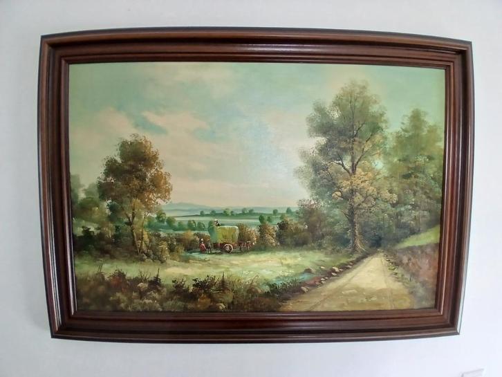 TE KOOP LINNENDOEK UIT KUNSTHANDEL, Antiek en Kunst, Kunst | Schilderijen | Klassiek, Ophalen