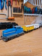 Marklin 3078 diesel loc met 3 wagons, Hobby en Vrije tijd, Modeltreinen | H0, Ophalen, Wisselstroom, Locomotief, Zo goed als nieuw