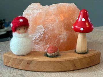 paddenstoelen & eikeltje voor herfst jaarring grimms steker beschikbaar voor biedingen