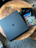 PlayStation 4 Slim + Gta 5 en 1 controller, Ophalen of Verzenden, 1 TB, Met 1 controller, Slim