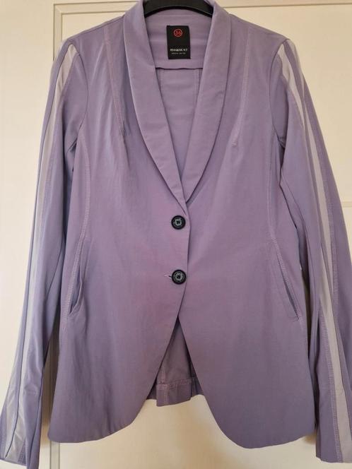 Jasje Penn & Ink maat 36, Kleding | Dames, Jasjes, Kostuums en Pakken, Zo goed als nieuw, Jasje, Maat 36 (S), Paars, Ophalen of Verzenden