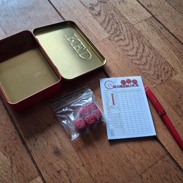 RED Scoreblock Dobbelspel - Reisformaat beschikbaar voor biedingen