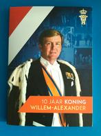 3x Herdenkingsmunt 10 Jaar Koning Willem‑Alexander + biljet, Ophalen of Verzenden, Zo goed als nieuw, Nederland, Overige typen