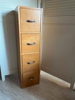 Oud ladekastje 4 laatjes, Huis en Inrichting, Kasten | Ladekasten, Ophalen, Minder dan 50 cm, 5 laden of meer, Zo goed als nieuw